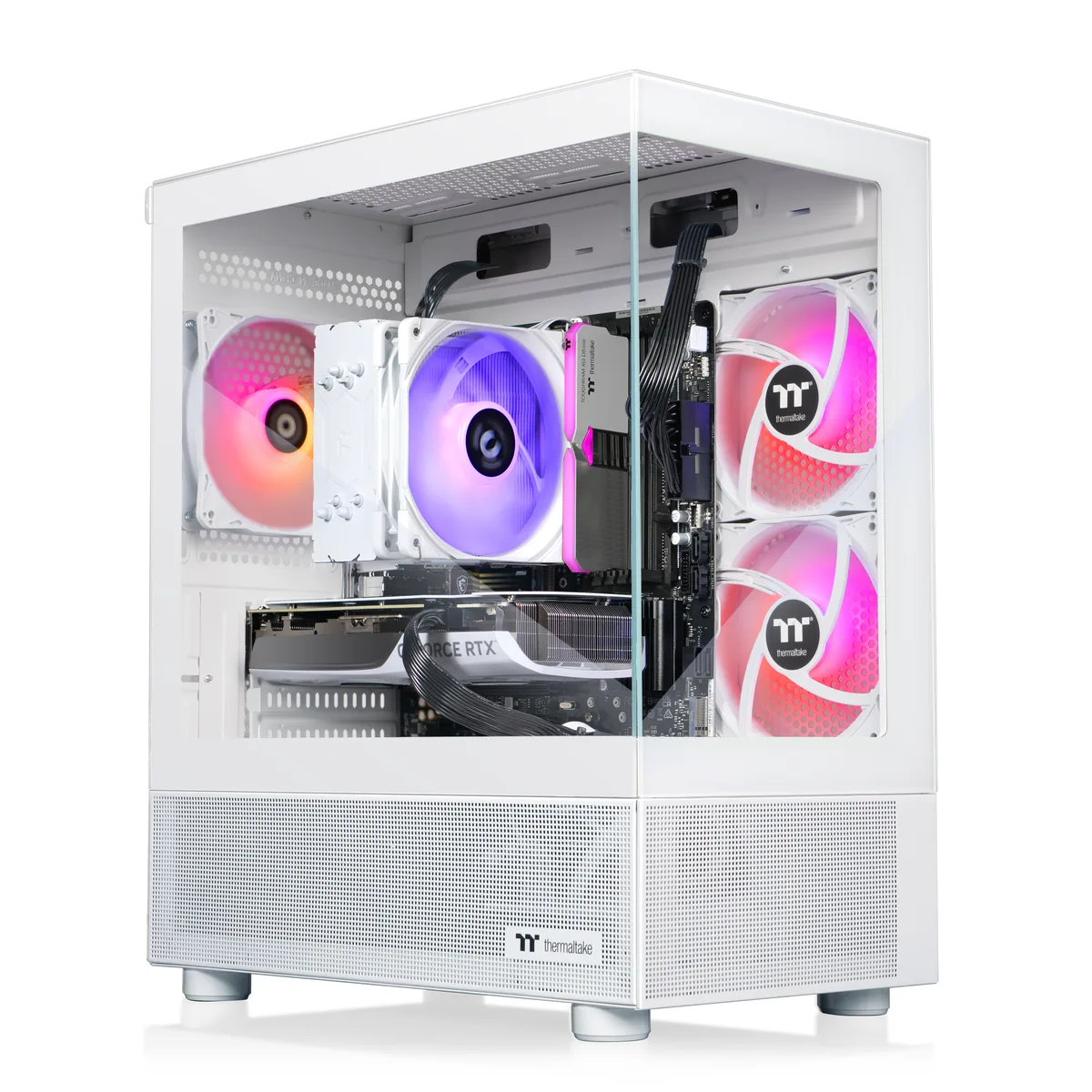 Thermaltake Thermaltake V17S-B650-560-LCS gaming PC Ryzen 7 8700F 16GB DDR5 1TB NVMe RTX 5060 — product photo