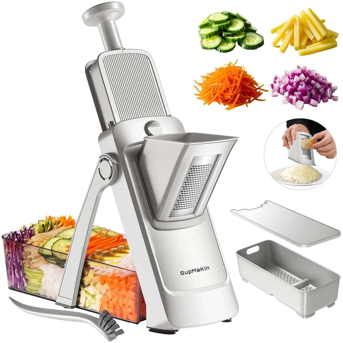  SupMaKin JS03 Food Processor 11 L x 4.7 W x 17 H inches 2.5 pounds — product photo