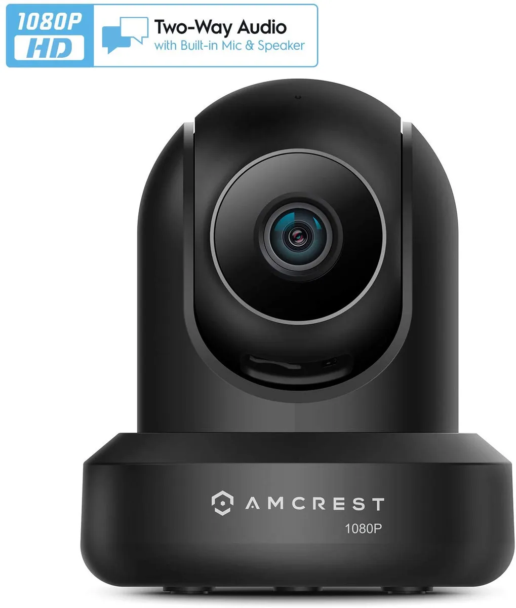 Amcrest Amcrest 1080p WiFi Indoor Pan/Tilt Network Camera IP2M-841B-V3 Black — product photo