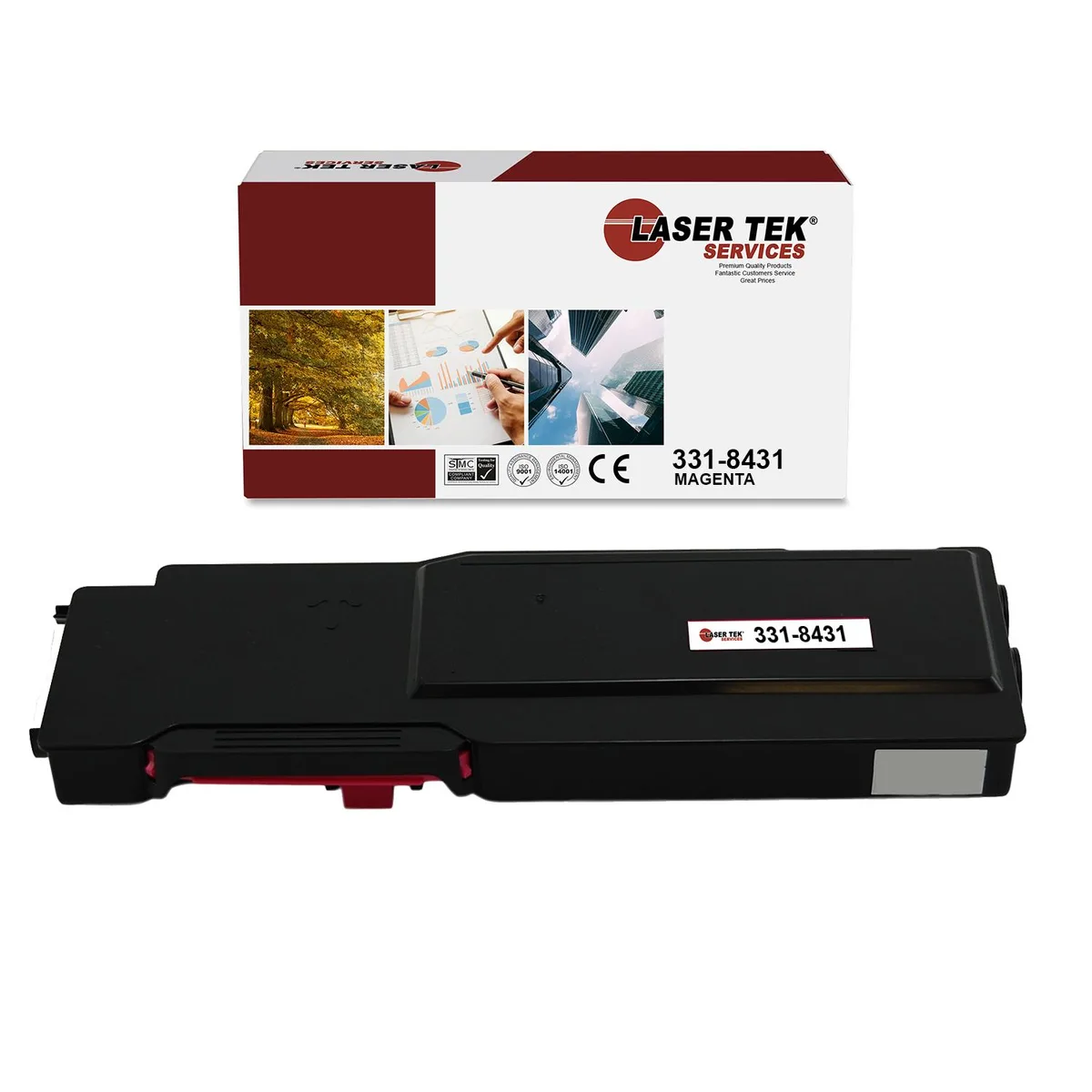 Laser Tek Services Laser Tek Services C3760 Magenta Toner Cartridge 331-8434 — product photo