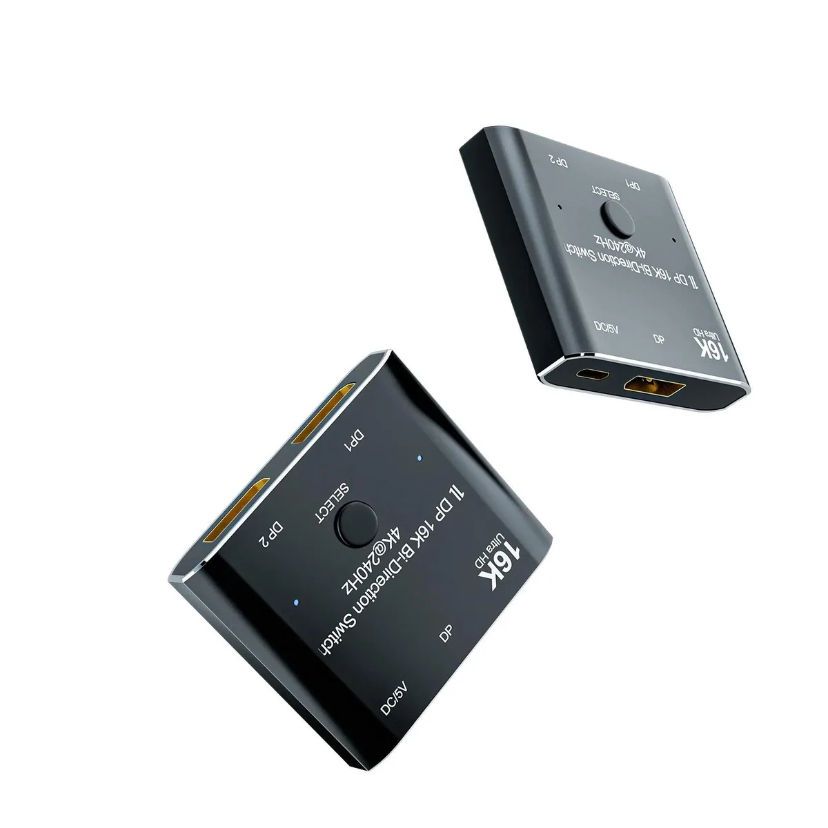 LUOM LUOM A0201 Bidirectional DP 2.0 Switch 16K@60Hz 4K@240Hz video splitter — product photo