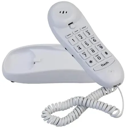 Blue Donuts Blue Donuts BD3494395 Slimline Transparent Phone with 13-Number Memory — product photo
