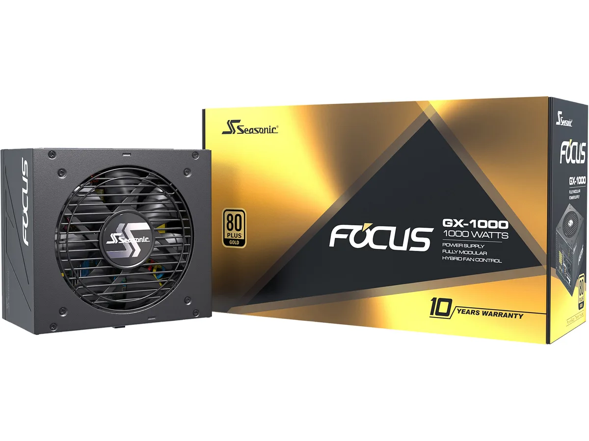 Seasonic Seasonic FOCUS GX-1000 1000W 80+ Gold ATX power supply — product photo