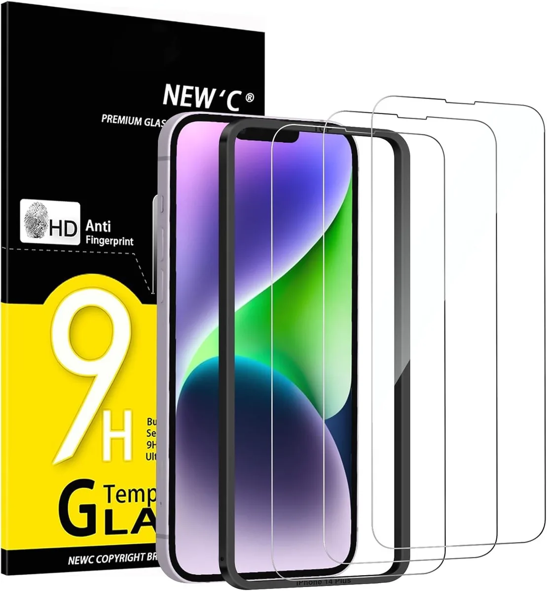 NuoTo NuoTo 3 Pack Screen Protector for iPhone 14 Plus 13 Pro Max 6.7 inches — product photo