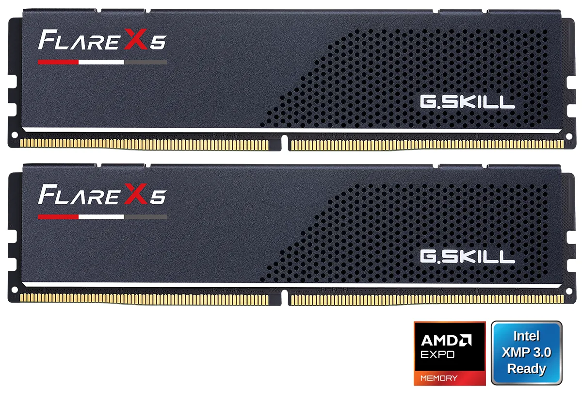 G.SKILL G.SKILL Flare X5 F5-5600J4040D48GX2-FX5 96GB (2 x 48GB) DDR5 5600 desktop RAM — product photo