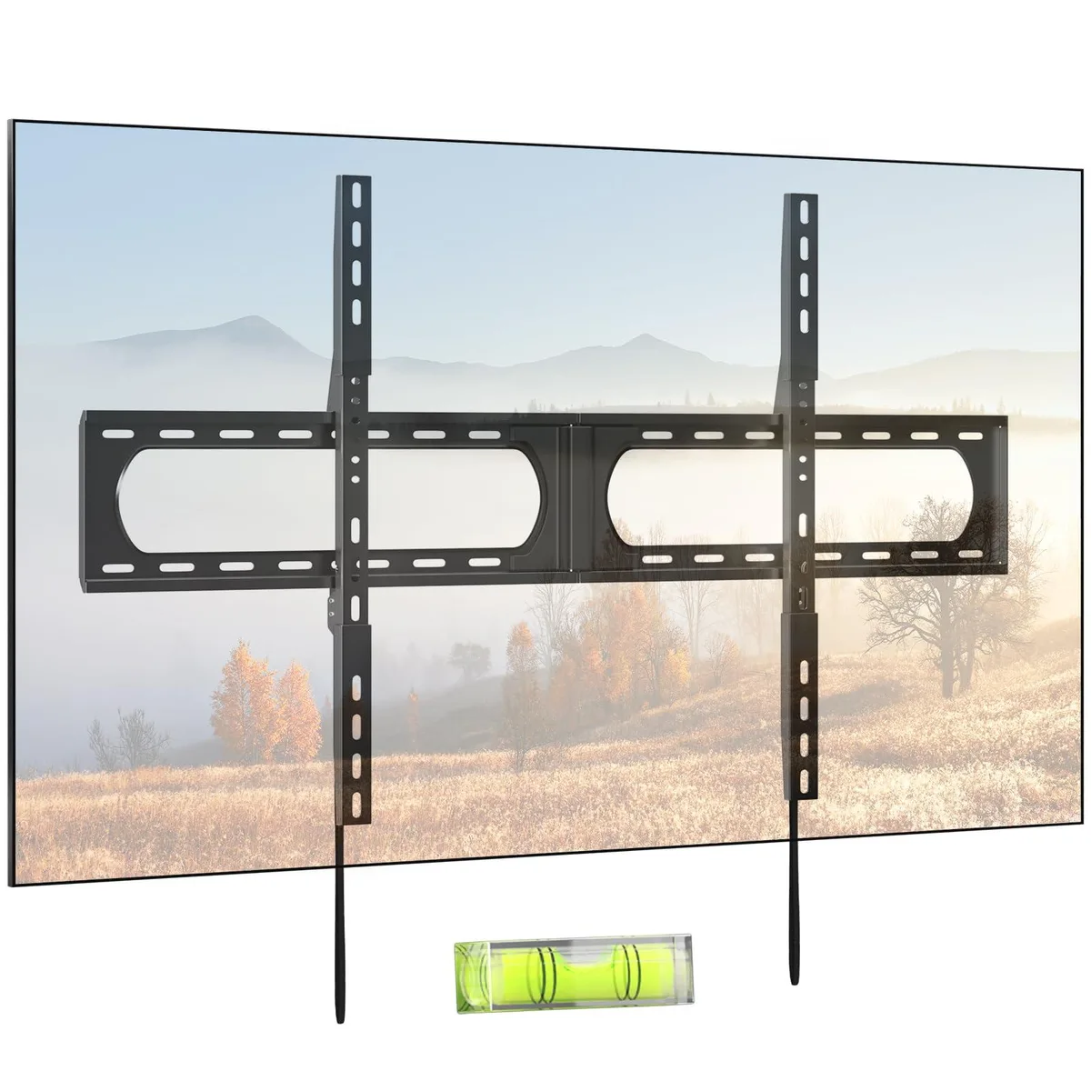 PUTORSEN PUTORSEN 37-140'' Fixed TV Wall Mount 275lbs VESA 1200x800mm 16/18/24 Stud Black — product photo