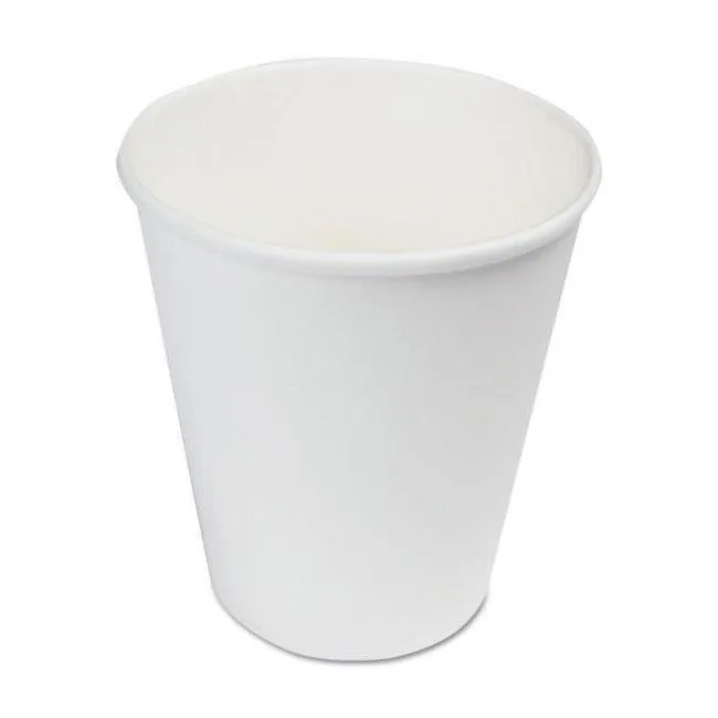 Boardwalk Boardwalk WHT8HCUP 8 oz White Paper Hot Cups 1000/Carton — termékfotó