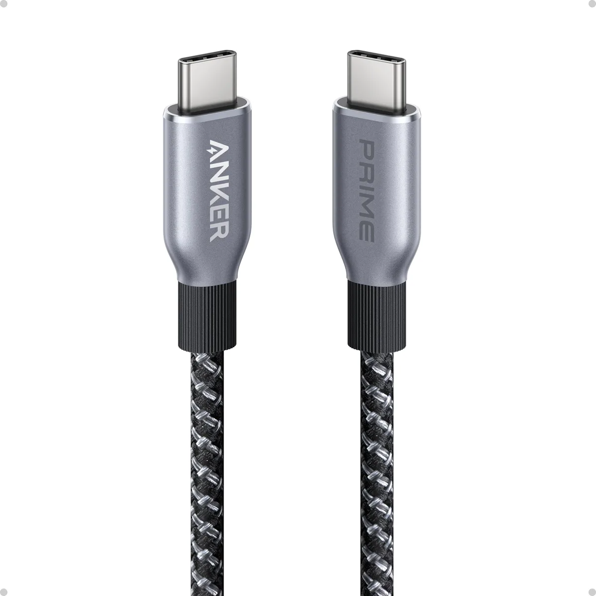  Anker Prime USB-C to USB-C Cable 3 ft 240W Upcycled-Braided A88E2 — product photo
