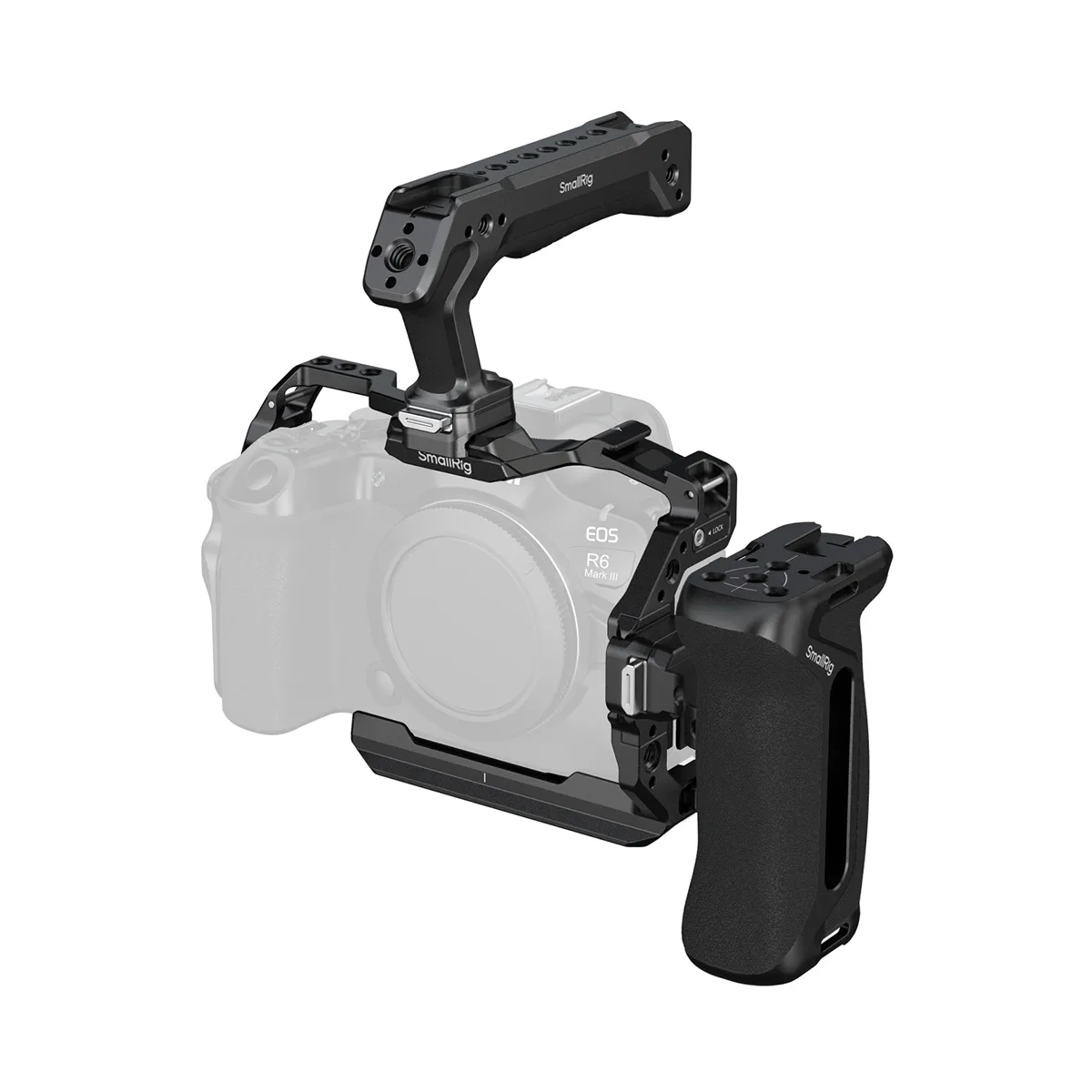 SmallRig SmallRig HawkLock Quick Release Cage Kit Advanced Edition 5958 for Canon EOS R6 Mark III/R6 Mark II Black — product photo