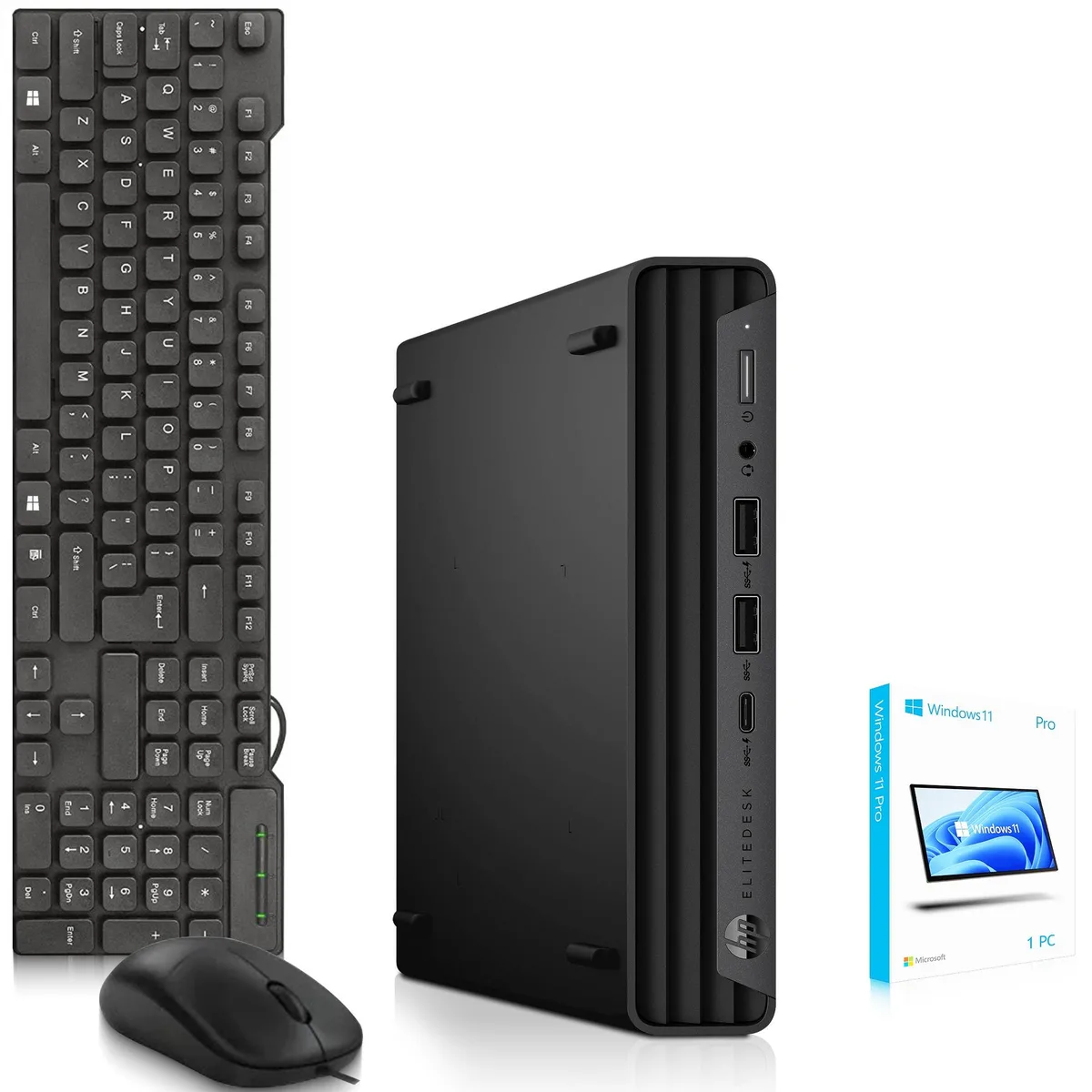 HP HP EliteDesk 800 G6 Mini PC i7-10700T 8GB 128GB SSD Win 11 Pro — product photo