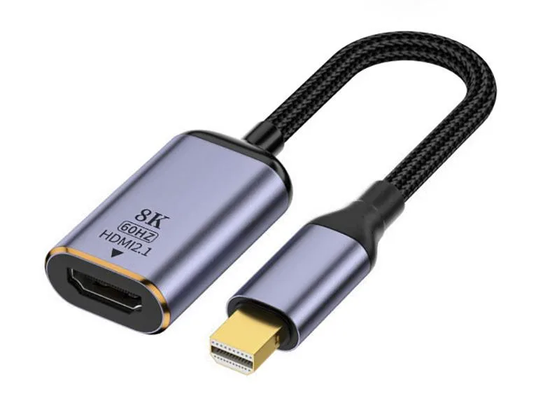 Corn Electronics Corn Electronics Mini DisplayPort 1.4 to HDMI 2.1 cable 8K 60Hz — product photo