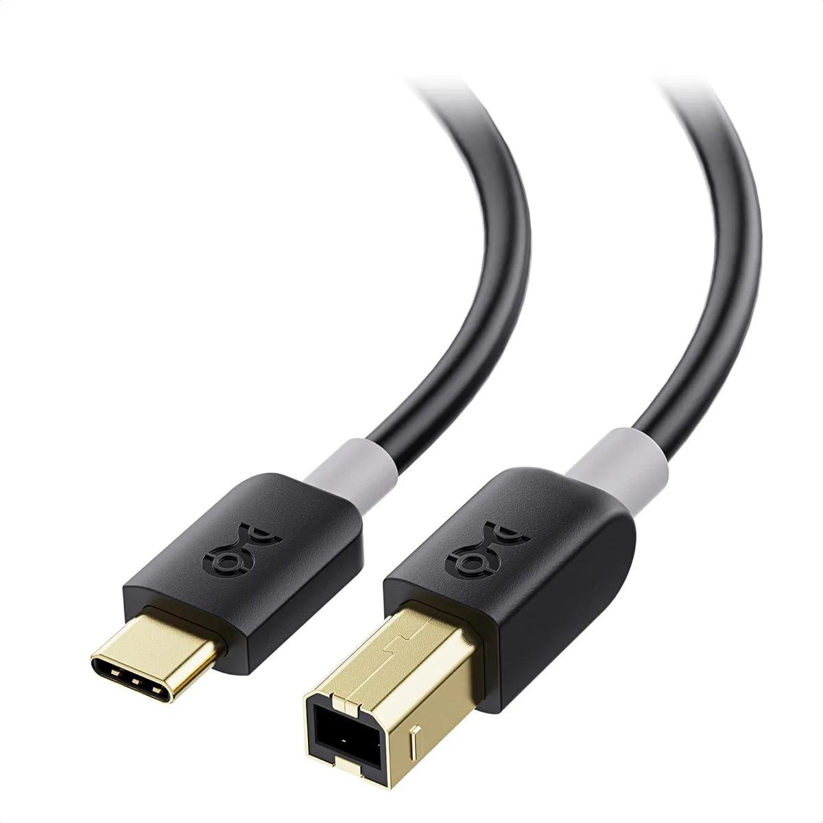 Kootion Kootion USB B to USB C Cable 3.3ft USB 2.0 480 Mbps Black — product photo