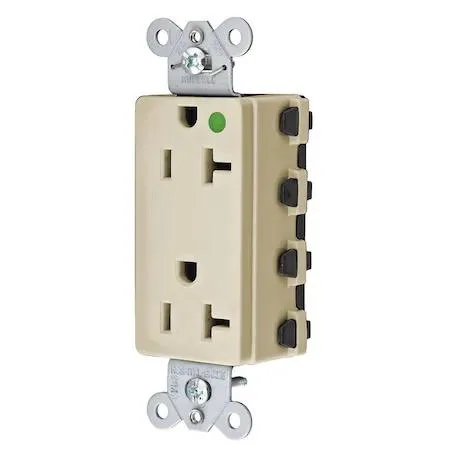 Snapconnect Snapconnect SNAP2182IA 20 A 125 V AC duplex receptacle ivory — product photo