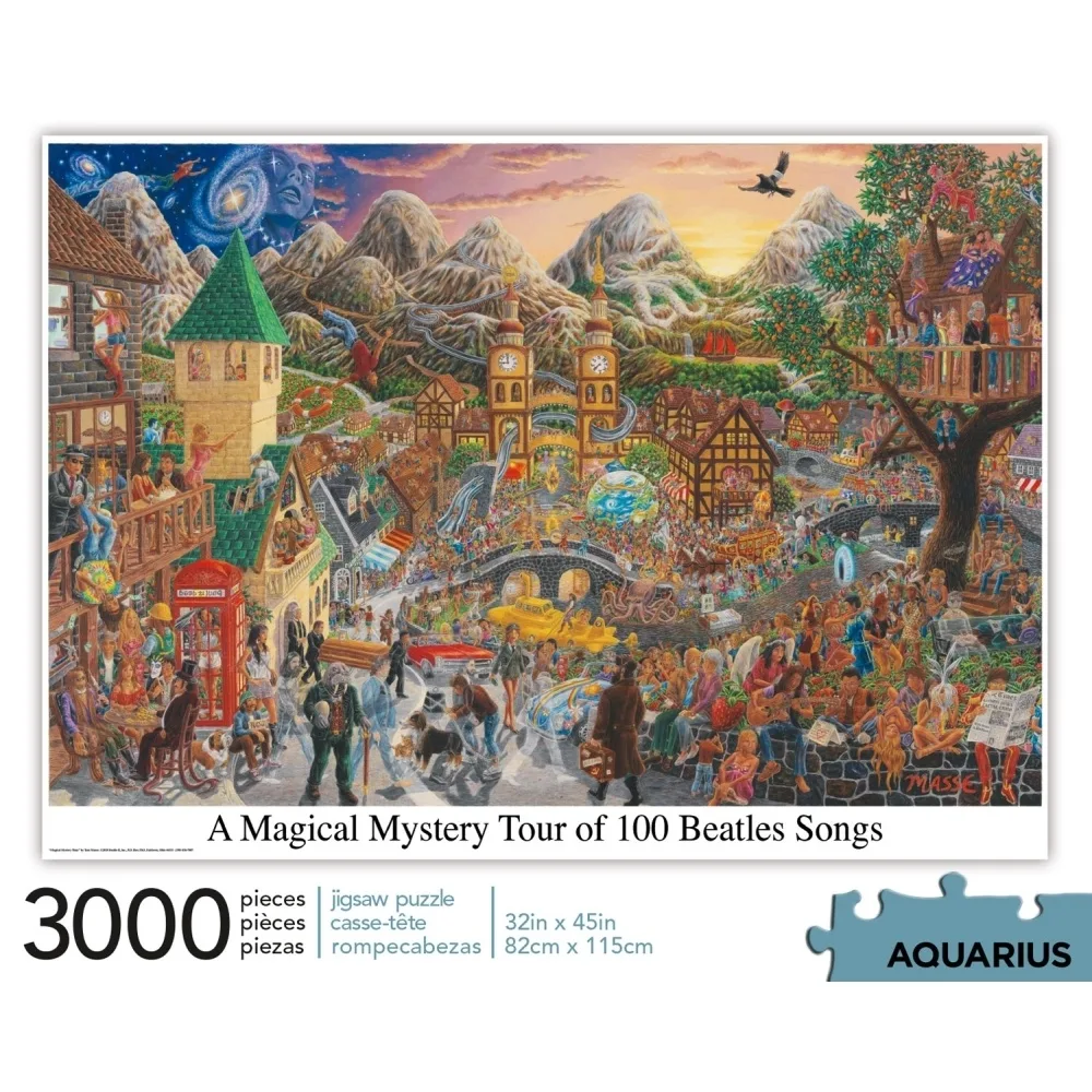 Nmr Distribution Nmr Distribution Aquarius Magical Mystery Tour 3000 piece jigsaw puzzle game — product photo