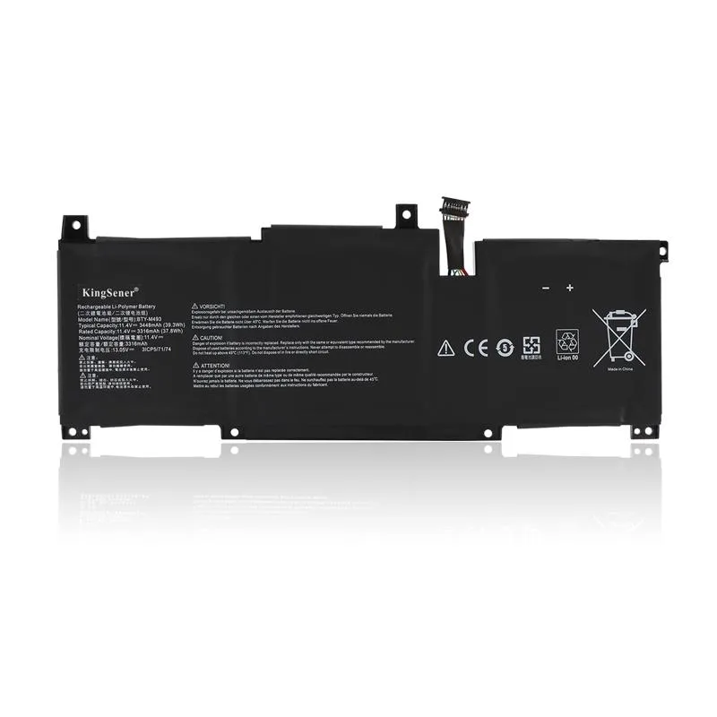 KingSener KingSener BTY-M493 laptop battery 11.4V 3448mAh 39.3WH — product photo