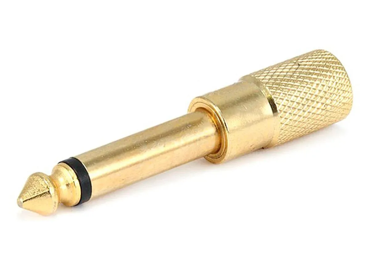 Monoprice Inc. Monoprice 107167 6.35mm TS Mono to 3.5mm TRS Stereo Adapter — product photo