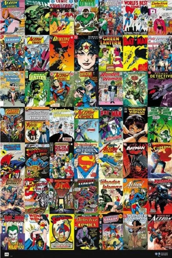 Posterazzi DC Comics covers poster 24 x 36 inches on heavy paper