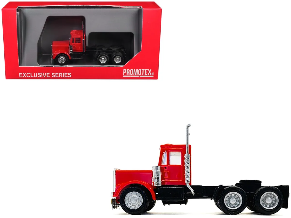 Promotex Promotex Kenworth W900 Short Day Cab "New Version" Red 1/87 HO — product photo