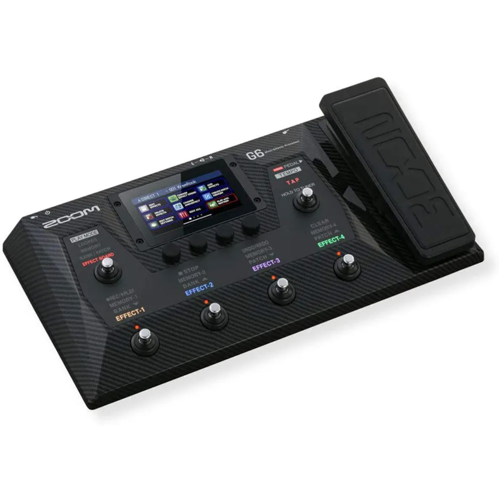 Zoom Zoom G6 Multi-Effects Processor with FP02M Expression Pedal — product photo