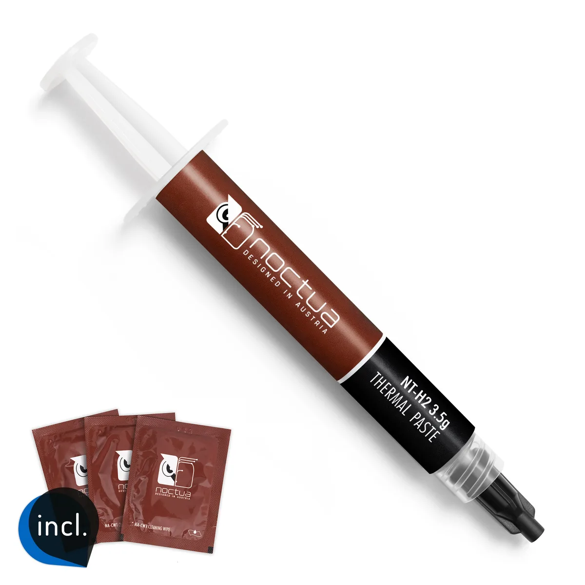 Noctua Noctua NT-H2 3.5g thermal paste with 3 cleaning wipes — product photo