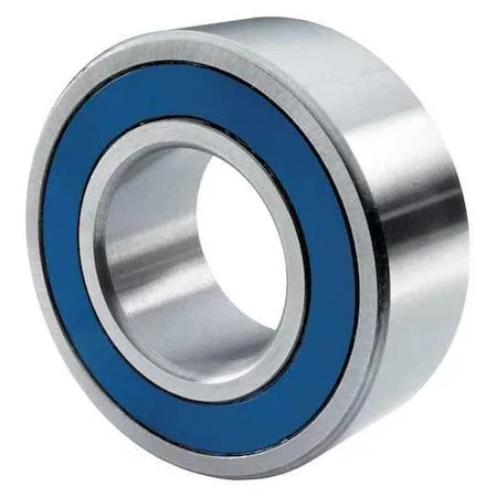 Stainless steel radial ball bearing 60 mm bore double sealed transparent finish