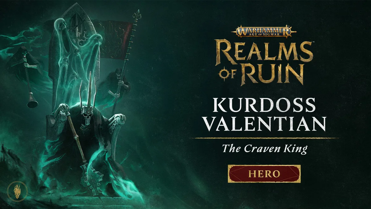 Frontier Developments Frontier Developments Warhammer Age of Sigmar: Realms of Ruin Kurdoss Valentian DLC downloadable game — product photo