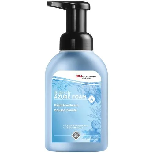 S C JOHNSON &amp; SON INC S C JOHNSON &amp; SON INC AZU10FL Skin Care Foam Hand Soap Fresh Apple 10 oz Blue — product photo