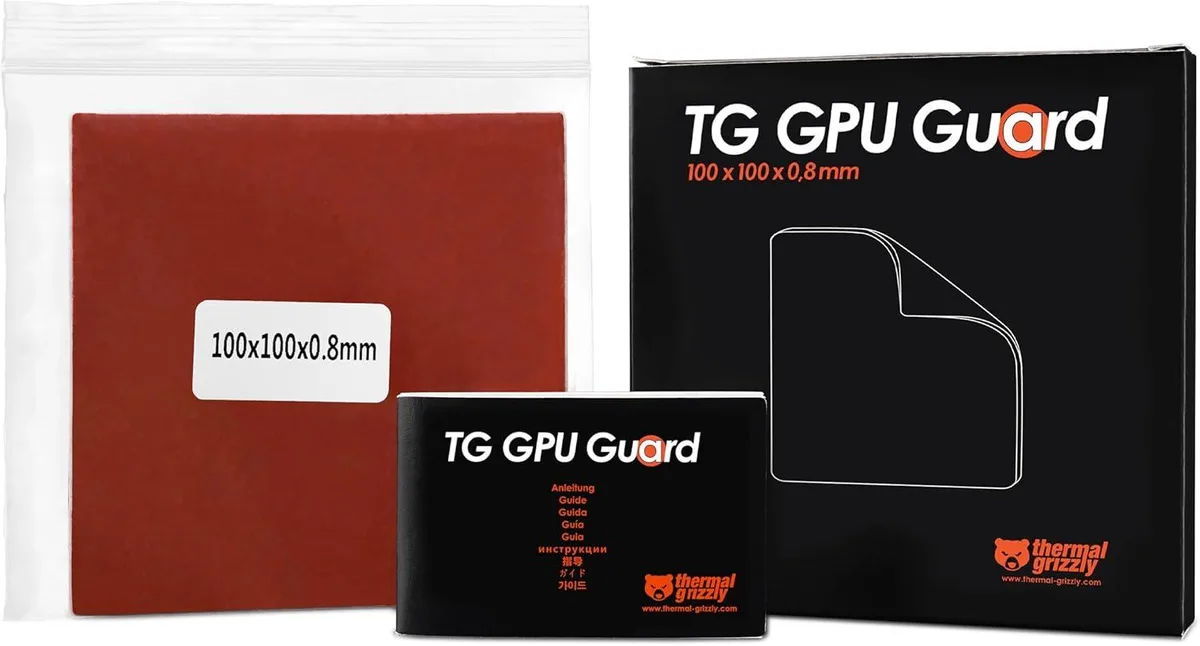 Thermal Grizzly Thermal Grizzly TG-GG-100-100-08 GPU Guard Gasket 100x100x0.8 mm — product photo