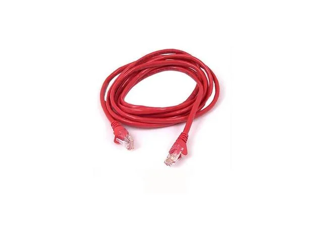 Belkin Belkin A3X189-01-RED-S Cat6 network ethernet cable 1 ft red — product photo