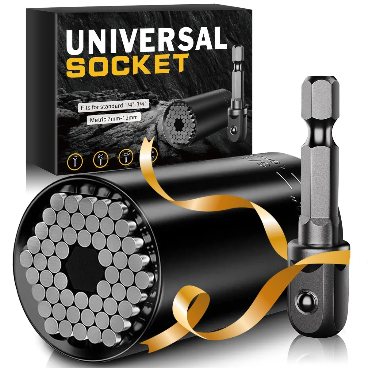 Wareon PH9785 universal socket plier, stainless steel, 54 pins, 7-19mm