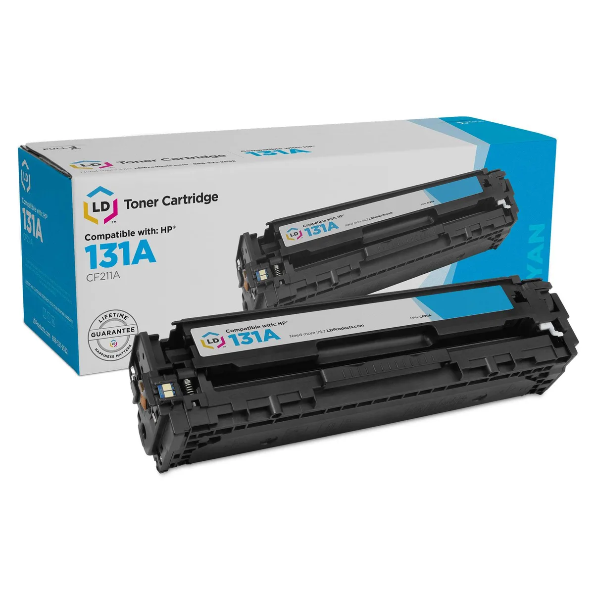 LD Products LD Products HP 131A CF211A Cyan Toner Cartridge 1800 Pages — product photo