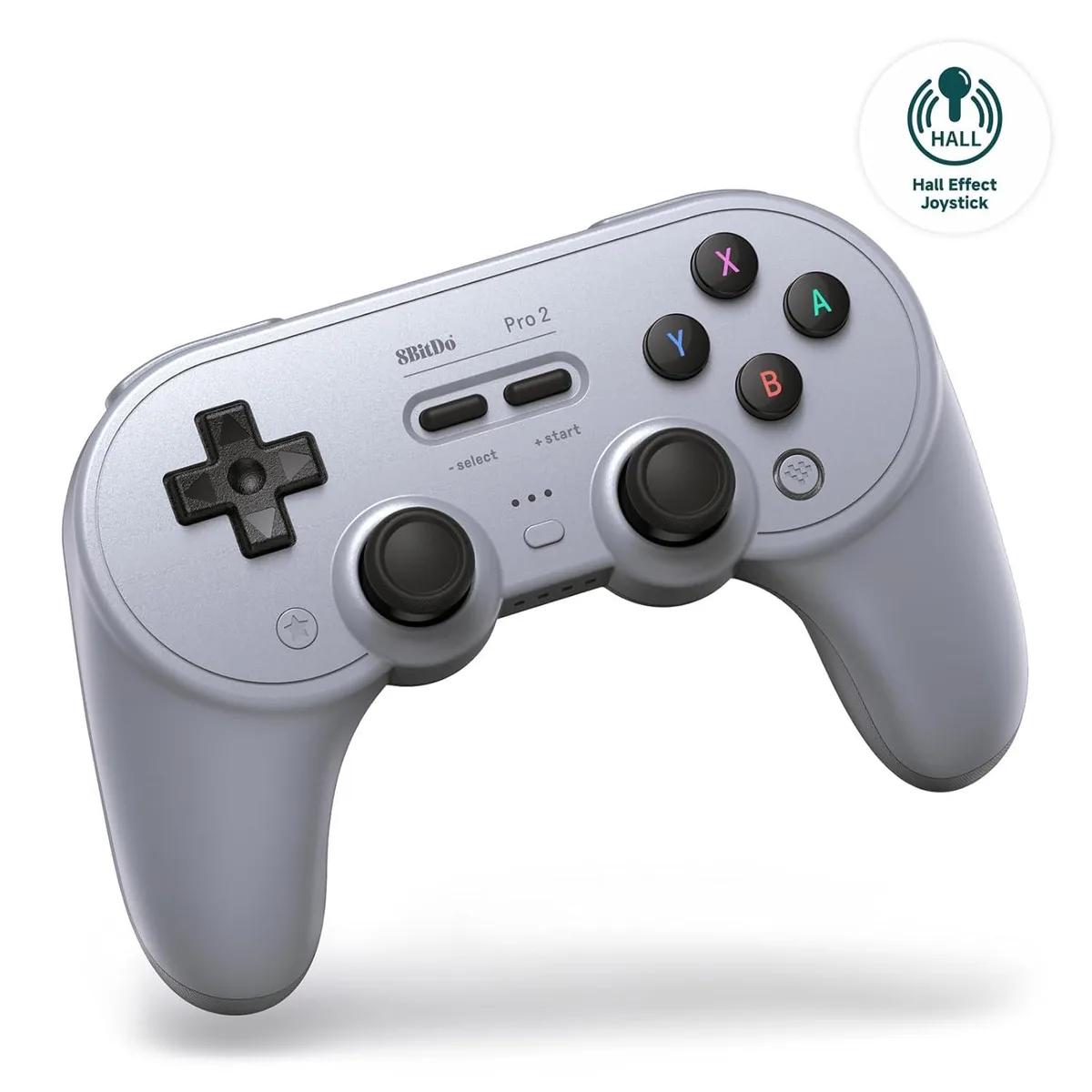 8bitdo 8bitdo 80GL02 Pro 2 retro gaming controller Hall Effect 2 back buttons — product photo