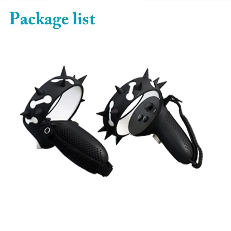 SOVAWIN SOVAWIN Silicone Face Pad & Controller Grips Kit Black vr accessory — product photo
