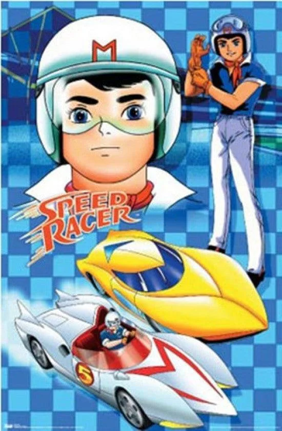 Speed Racer classic poster print, 22 by 34 inches, premium heavy stock paper, rolled in tube