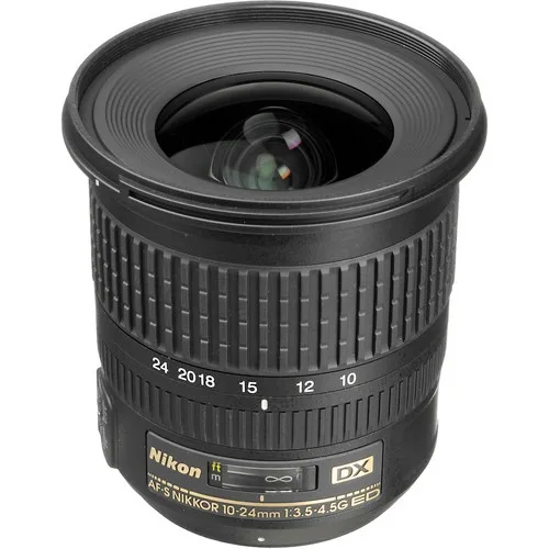 Nikon Inc Nikon 10-24mm f/3.5-4.5G ED AF-S DX Lens camera kit — product photo