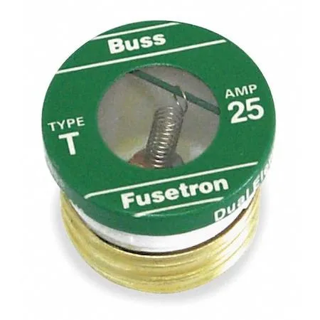 Bussmann Bussmann T-8 Plug Fuse 8A 125V 10kA 4 PK — product photo