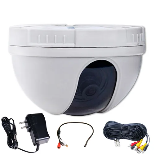 VideoSecu VideoSecu DM10WMKC-N1 Dome CCTV Camera 420TVL 3.6mm White — product photo