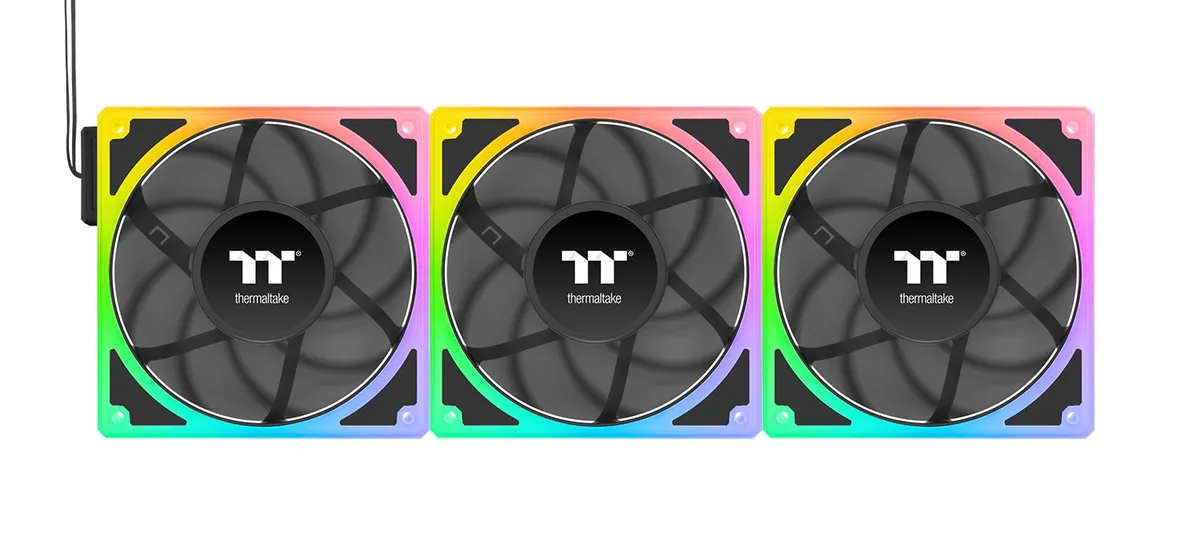 Thermaltake Thermaltake CL-F210-PL12SW-A 120mm case fan 3-pack — product photo