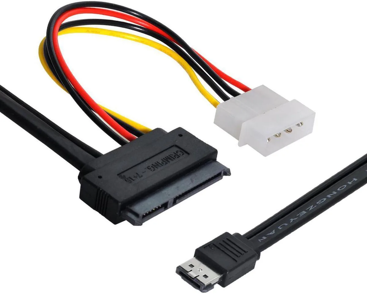 Vszerda Vszerda Power eSATA Combo to SATA 22Pin IDE 5V 12V Cable 50cm — product photo