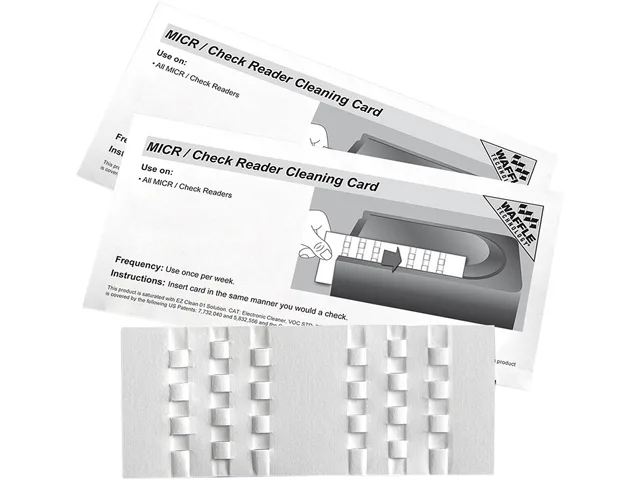 KICTeam KICTeam CRB15 MICR Check Read Waffle Clean Cards 15CT pos accessory — product photo
