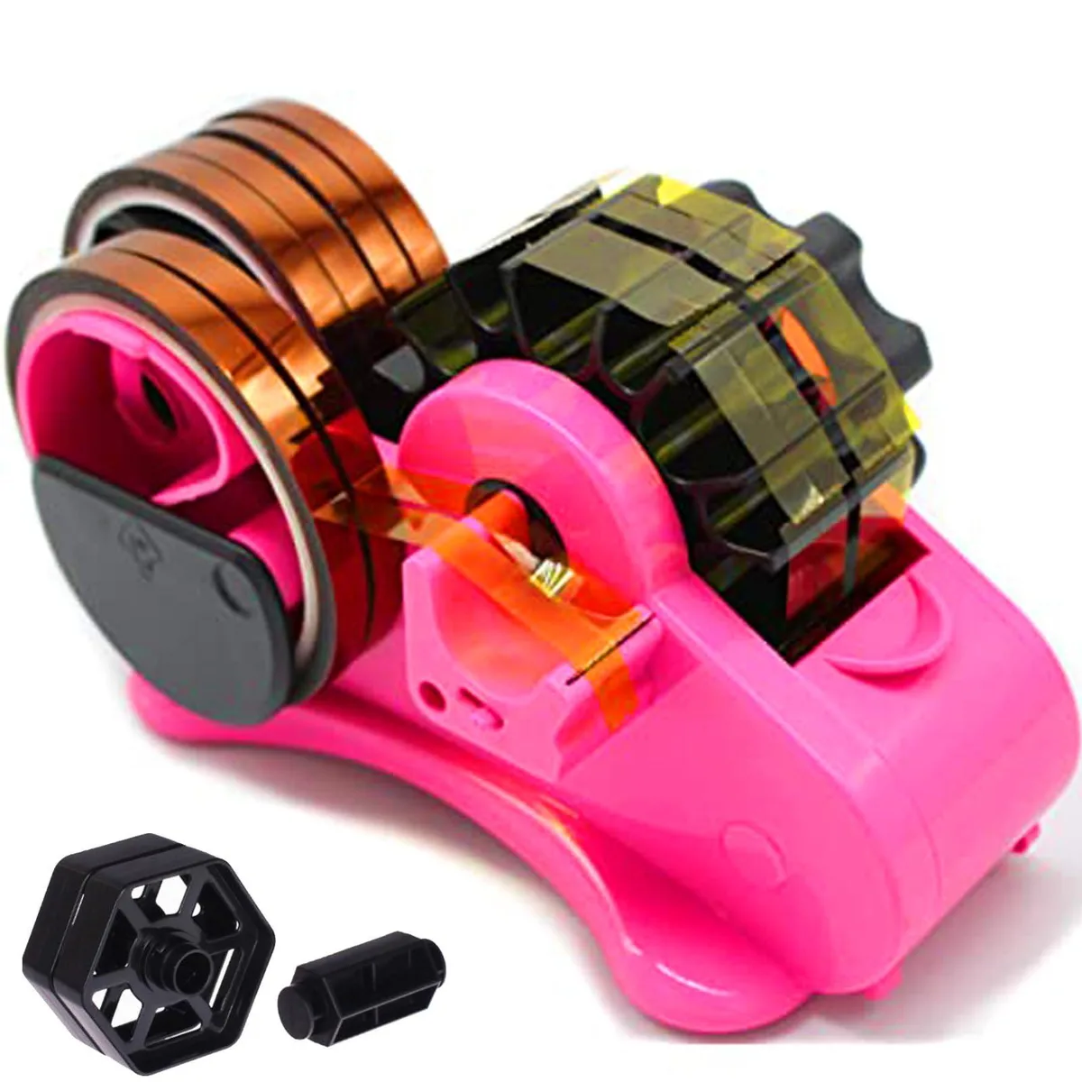SHDSL 106 tape dispenser pink semi-automatic 1" 3" core 500g — product photo