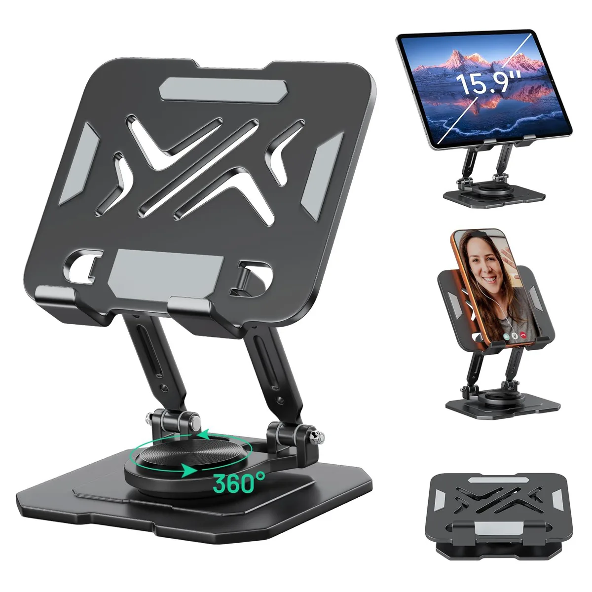  Speck iPad Stand 360° Rotation Dual Rod Adjustable 4.7-15.9 — product photo