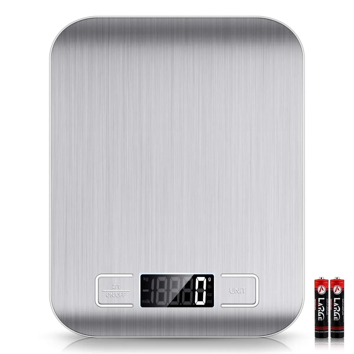  Mik-Nana Digital Kitchen Scale 22lb 1g 304 Stainless Steel — product photo