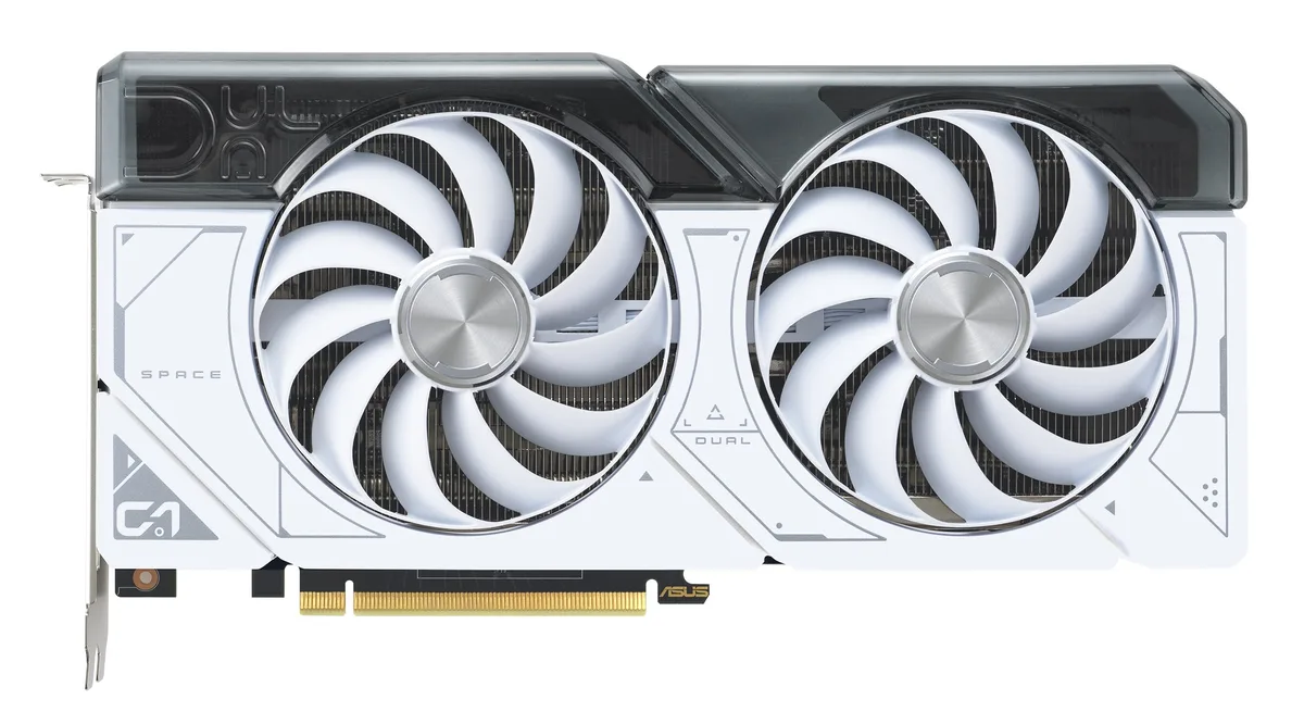 ASUS ASUS DUAL-RTX4070-O12G-WHITE graphics card — product photo