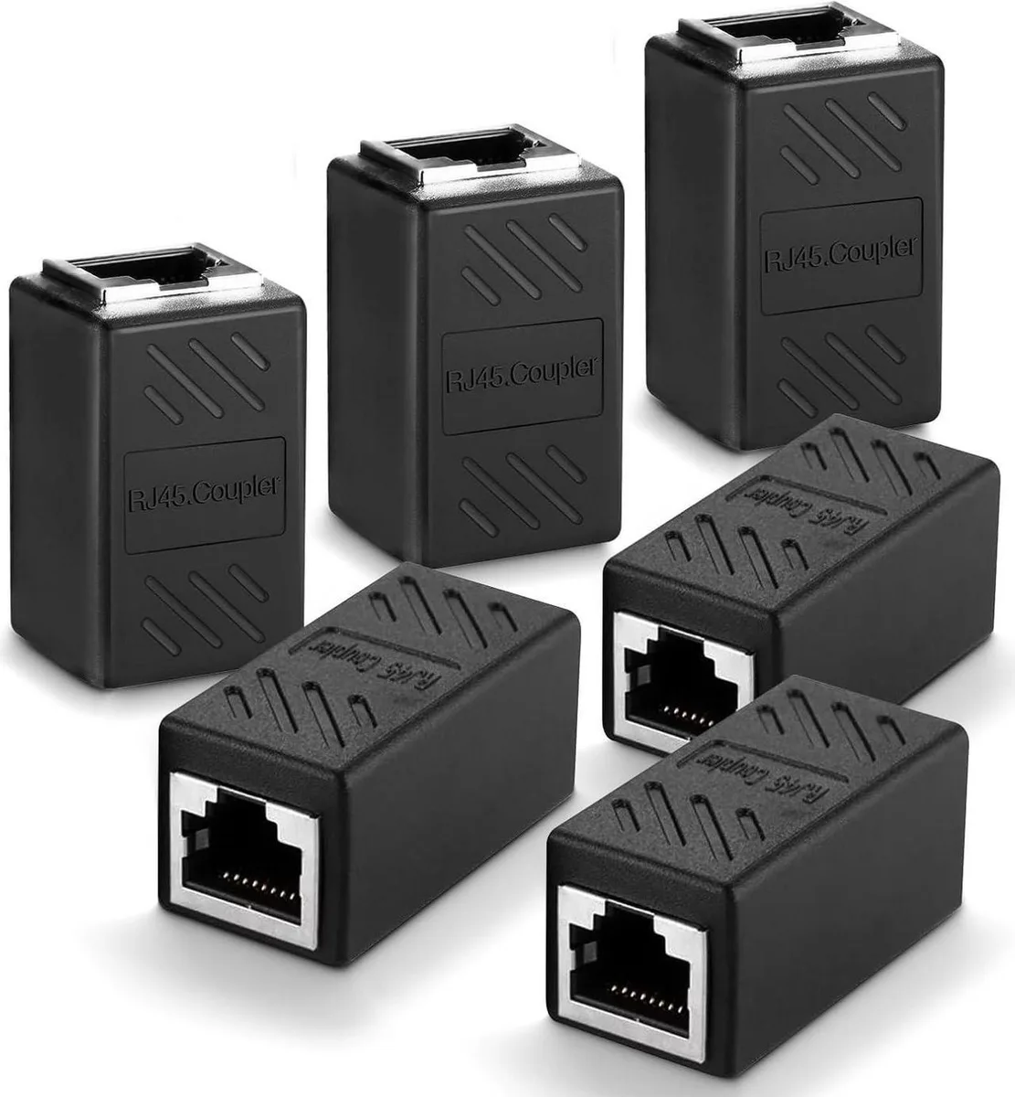 Vszerda Vszerda 6 Pack RJ45 Cat 6 Coupler network ethernet cable — product photo
