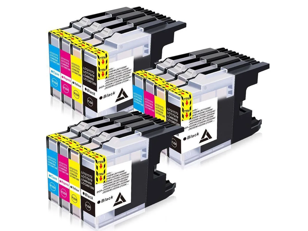 V4ink V4ink 12x LC-75/LC-79/LC-71 Ink Cartridge 4-Colour Pack — product photo