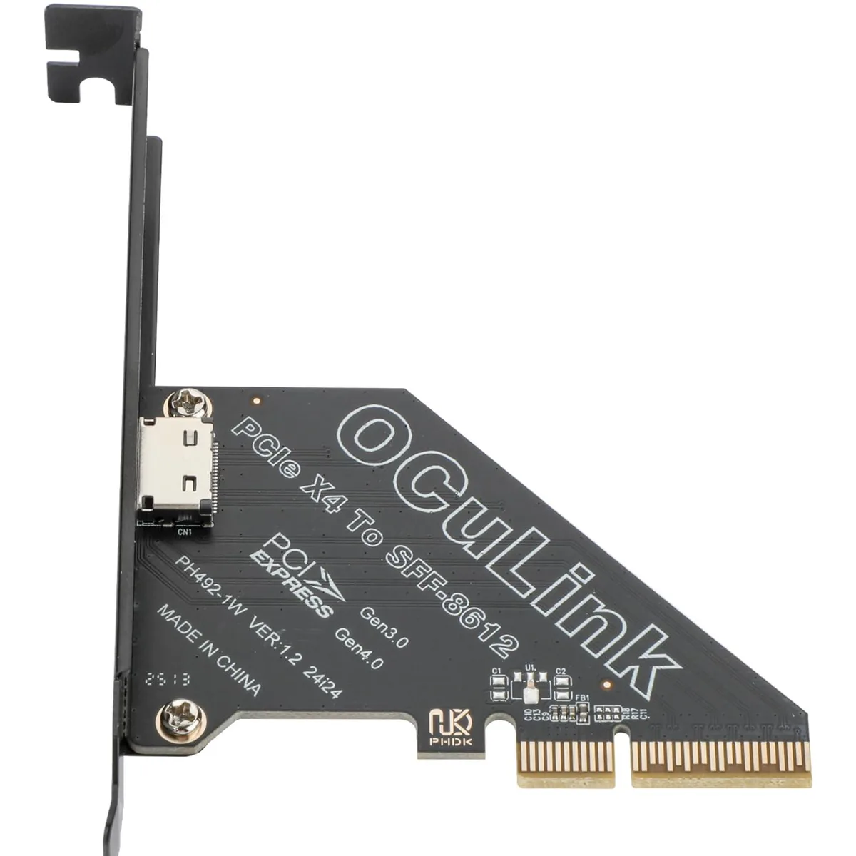 LORDWORLD LORDWORLD PCIe 4.0 x4 64Gbps OCuLink SFF-8612 SFF-8611 eGPU Riser Card — product photo
