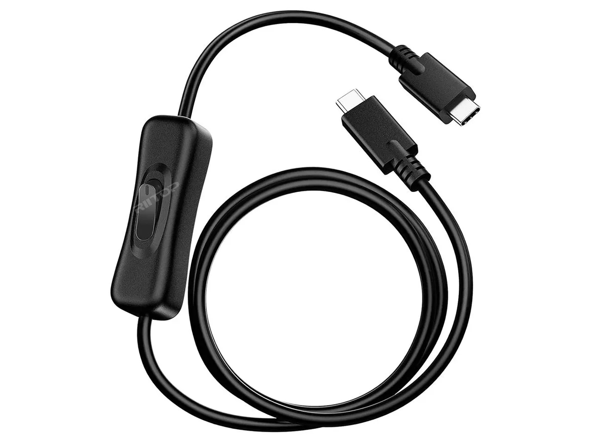RIITOP RIITOP USB 3.1 C to C On/Off Switch Cable 3.3ft — product photo