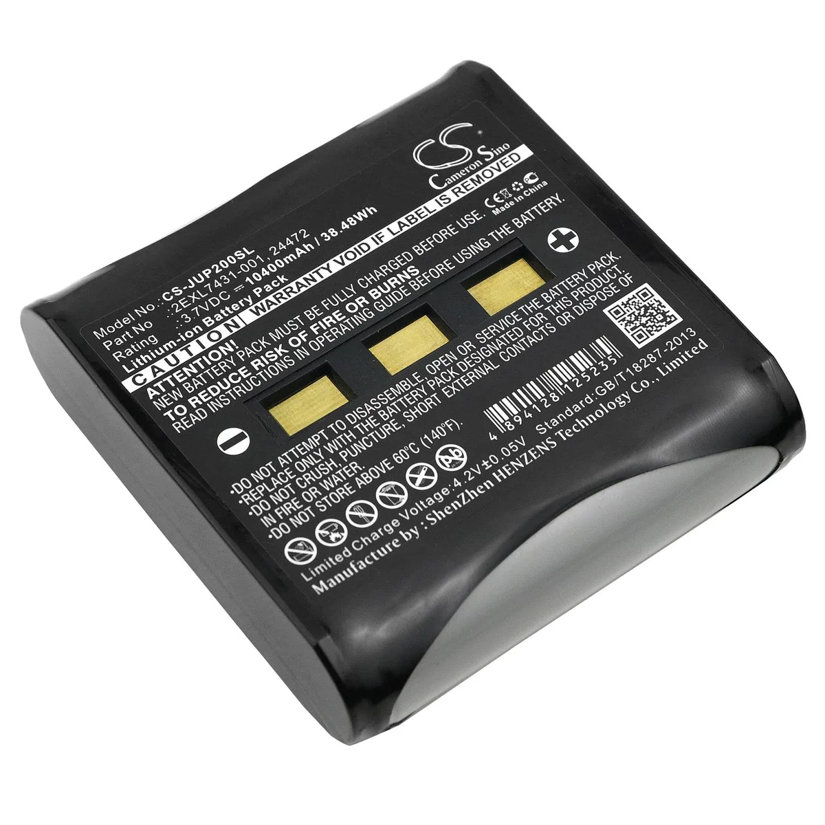 Centenex Electronics Centenex Electronics DS-CS-JUP200SL GPS Battery 10.4 Ah Li-ion Black — product photo