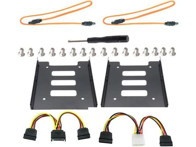 Manw Manw 2-Pack 2.5 to 3.5 SSD Bracket Kit Yellow — product photo